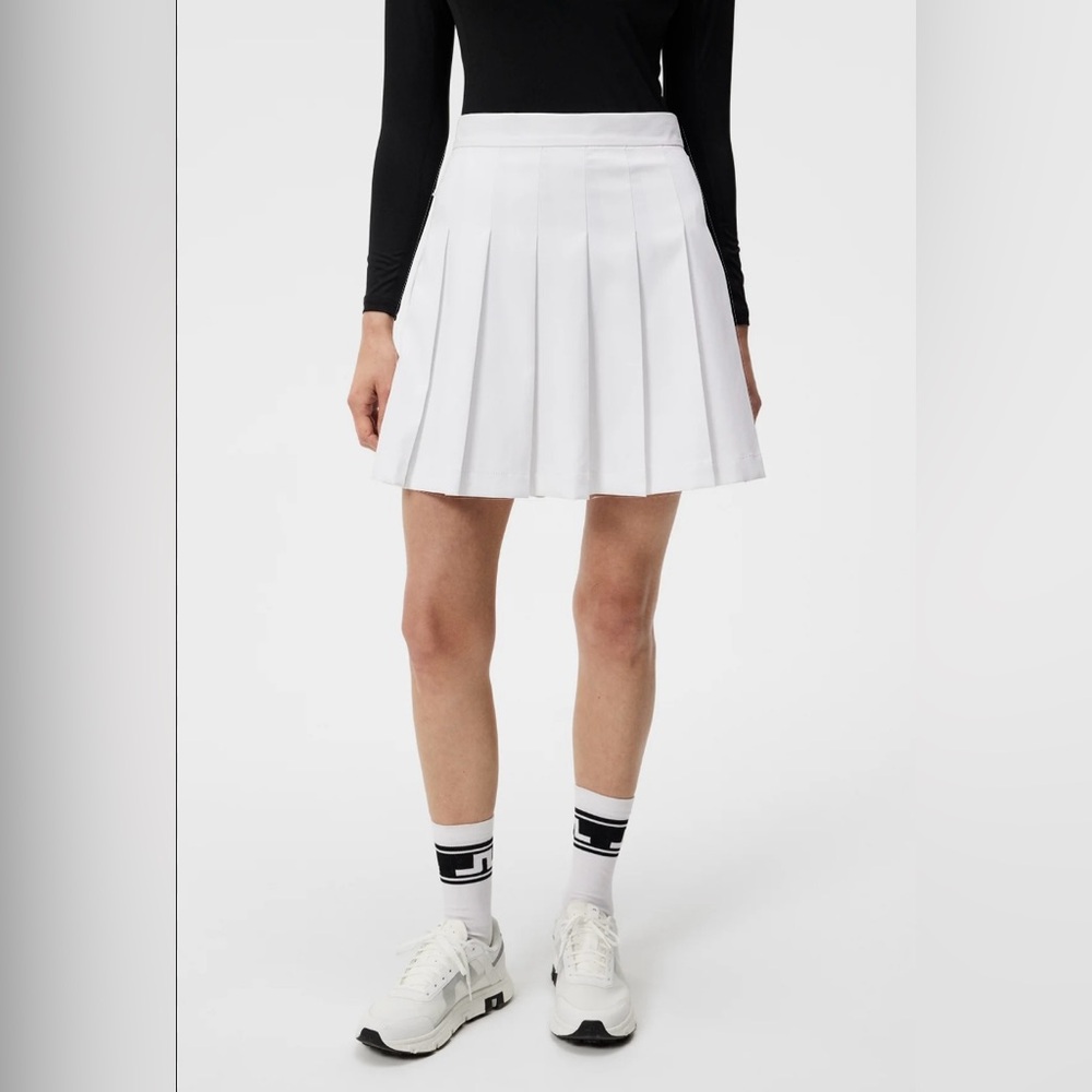 J. Lindeberg Athletic Adina Skirt White NWT